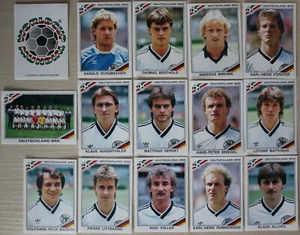 FUSSBALL FOOTBALL 15 BILDER PANINI WORLD CUP 1986 VIZE WM DEUTSCHLAND W. GERMANY - Bild 1 von 4