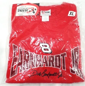 NEW IN BAG, RED DALE EARNHARDT JR. #8 TEE SHIRT XL CHASE AUTHENTIC - Picture 1 of 6