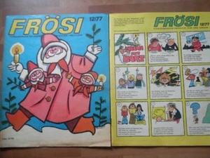 FRÖSI 12 - 1977 mit 2. Umschlag & Beilage Pioniermagazin Comic DDR - Picture 1 of 12