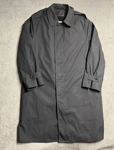Men's Military All weather rain coat black 44R fleece winter Liner removable - Picture 1 of 20