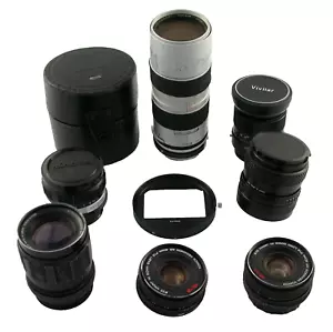 Lote K# KONICA AR AE mount lens objetivos 100mm 40mm F1,8 LEER LEER - Imagen 1 de 13