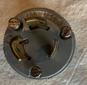 Arrow Hart AH4721N Auto grip Twist Lock Plug, 15A, 125V, 2-Pole, 3-Wire gnd - Picture 1 of 4