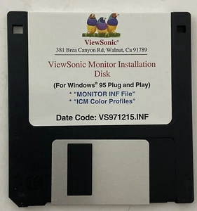 ViewSonic GA771 Color Monitor Installation Manual & Disk ElectronicsRecycledCom - Picture 1 of 10