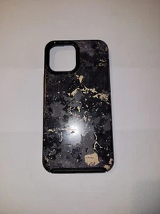 Funda Serie OtterBox Symmetry para Apple iPhone 12 Pro Max 6.7" Enigma Negro Dorado - Imagen 1 de 5
