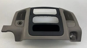 02-05 Dodge Ram Truck Center Dashboard Radio Climate Control Trim Bezel OE Taupe - Picture 1 of 18