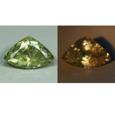 3.88 Cts_Dream Collection_100 % Natural Unheated Color Change Diaspore_Turkey - Image 1 of 3