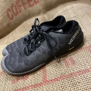 Merrell Vapor Glove 3 Womens 8.5 Shoes Barefoot Minimalist Black Vibram - Picture 1 of 18