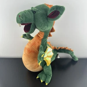 Ganz Fantasy Friends FERGUS Dragon 12" Plush Green Orange Stuffed Animal READ - Foto 1 di 6