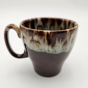 5 Canonsburg Braun Tropfglasur Tassen/Tassen & 8 Untertassen Made in USA - Bild 1 von 8