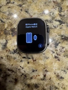 Apple Watch Ultra 2 - 49mm Black Titanium & Ceramic Case - GPS (No IC Issues) - Photo 1 sur 7