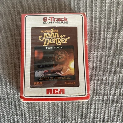 Original Sealed John Denver Vintage 8-Track RCA Unopened 1975 Foto 1 de 4