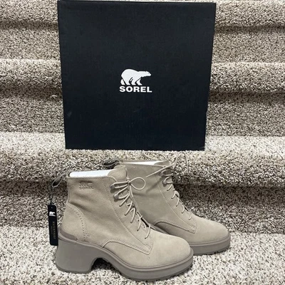 Botas impermeables Sorel de tacón alto de encaje para mujer talla 8,5 Foto 1 de 4