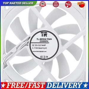 Thermalright TL-8015W Cooling Fan 4PIN PWM Computer Case Radiator for PC Chassis - Afbeelding 1 van 11