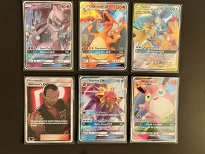 14 HIDDEN FATES POKEMON Moltres Zapdos Articuno GX+5 FULL ARTS Charizard GX+8 SV - Picture 1 of 7