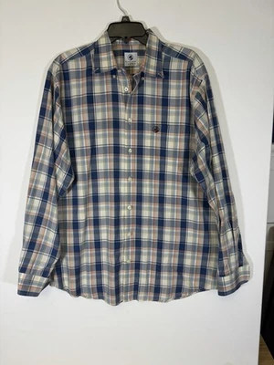 Southern Proper Dress Shirt Plaid Long Sleeve Casual Button Up Mens Size Large - Image 1 of 4