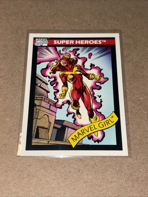 1990 Marvel Impel Super Heroes Marvel Girl #9 - Image 1 of 2