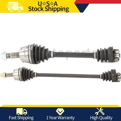2x Front TrakMotive CV Axle Joint For Fiat 500 FWD 1.4L 2017 2016 2015 2014 2013 - Image 1 of 3
