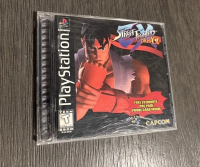 Street Fighter EX Plus Alpha PlayStation 1, 1997, Completo Foto 1 de 4
