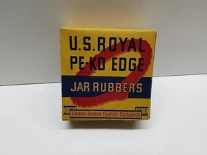 5 Gomme Barattolo VINTAGE U.S.Royal Peko Edge Nuove Sigilli in scatola originale - Foto 1 di 5