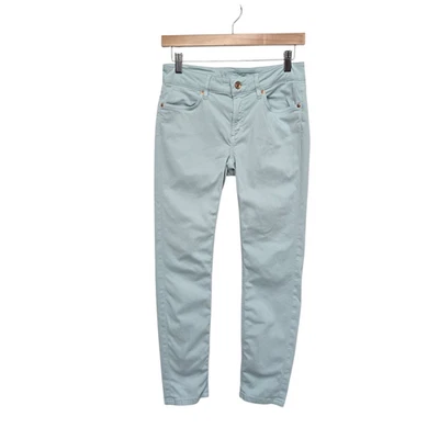 Escada Sport Pants Womens 34 Light Blue Jegging Cropped Stretch Skinny Ankle - Image 1 of 4