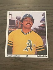 1975 SSPC Puzzle Back Reggie Jackson Oakland Athletics  (A)