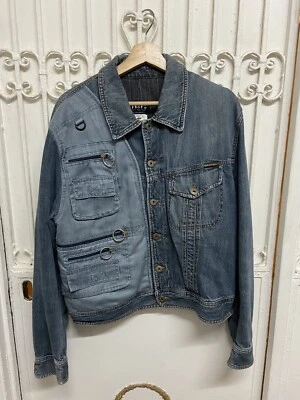 Chaqueta de mezclilla Dolce & Gabbana reconstruida de colección (para hombre XL, se adapta como una L para hombre) Foto 1 de 4