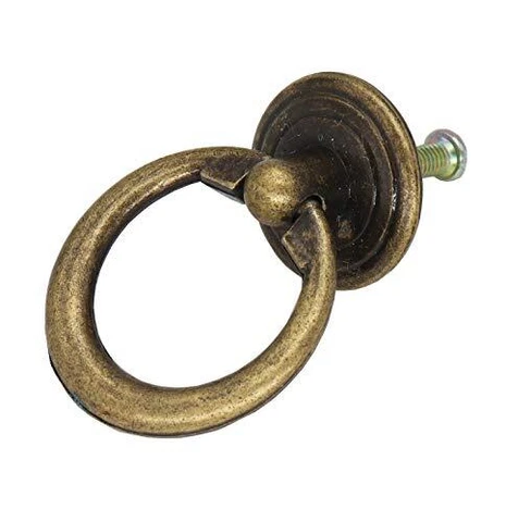 8Pcs Antique Vintage Cabinet Drawer Cupboard Dresser Furniture Drop Ring Knobs P Cover
