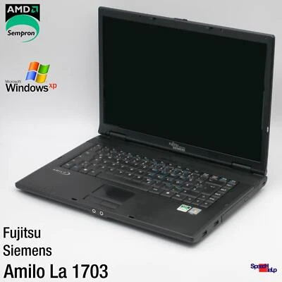 Notebook Fujitsu Siemens Amilo La 1703 250GB Hdd 1GB Ram Dvdrw Per Windows Xp - Immagine 1 di 4