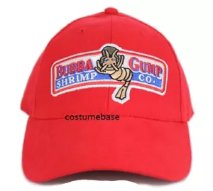 1994 BUBBA GUMP SHRIMP CO. Baseballkappe bestickt Mütze Forrest Gumm Kostüm Neu - Bild 1 von 3