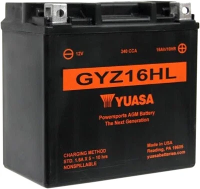 BRP CAN-AM 600cc Ryker ACE Yuasa YUAM716GHL GYZ16HL Factory Activated Battery — 第 1/4 张图片