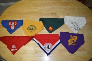Vintage Boy Scout Neckerchief Lot Jamboree Eagle Rock Council Camp Ken-Etiwa-Pec - Picture 1 of 5