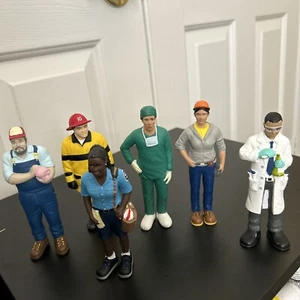 Lakeshore Learning Toys Lot of 6 Family & Community Workers - Picture 1 of 1