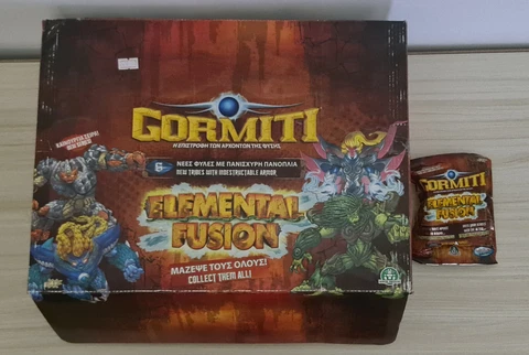 Gormiti ELEMENT FUSION 2008 Shop display with 46 unopened blind bags Cover