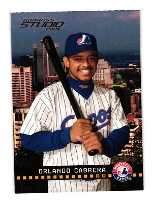 2004 Donruss Studio #122 Orlando Cabrera Montreal Expos - Image 1 of 2