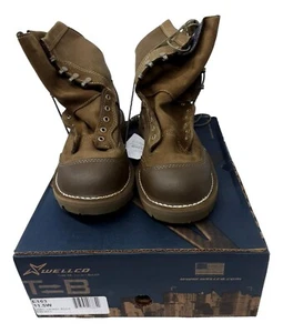 Wellco E163 USMC RAT Temperate Weather Combat Boots GTX lining EGA Emblem - Picture 1 of 6