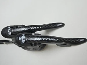 Campagnolo Record carbon fiber Ultra 10sp shifters. New takeoffs FREE SHIP - Picture 1 of 3