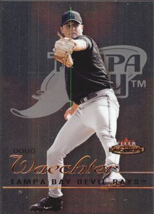 2003 Fleer Mystique Tampa Bay Devil Rays Baseball Card #95 Doug Waechter Rookie