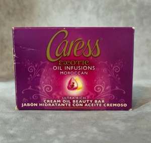 Caress Exotic Oil Infusions Moroccan Bar Soap Ultra Rich Beauty Bar - Sealed - Picture 1 of 2