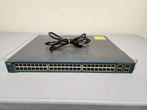 Cisco Catalyst C3560 48-Port 10/100 PoE 4-SFP Network Switch WS-C3560-48PS-S - Picture 1 of 4