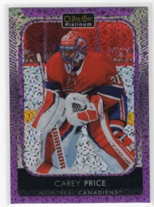 Carey Price 21-22 O-Pee-Chee OPC Platinum Violet Pixels /299 #10 Canadiens - Foto 1 di 1