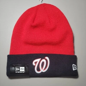 New Era Official MLB Baseball Washington Nationals Sportknit Beanie Hat - Picture 1 of 6