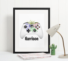 Gamer Poster | Room Decor | Wall Art Print | Gift Idea | Xbox Controller