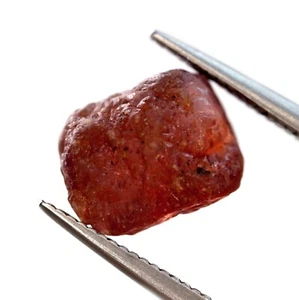 Certified 3.97ct Natural Untreated Padparadscha Sapphire Hexagon Crystal Rough - Picture 1 of 2