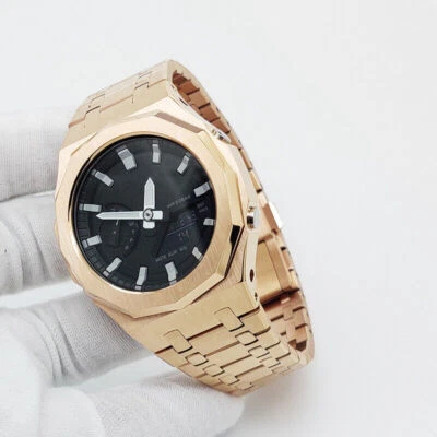 Kit Mod Acero Inoxidable Tornillos Bisel Caja Banda G-Shock GA2100 GA2110 Repuesto Foto 1 de 4