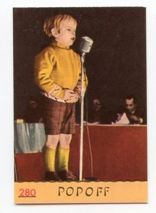 Rara FIGURINA N.280 POPOFF Album CANTANTI 1968 PANINI - Foto 1 di 1