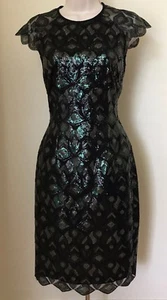 Vestido Katherine Kelly Gwen con manga gorra lentejuela nuevo con etiquetas talla 2 - Imagen 1 de 1