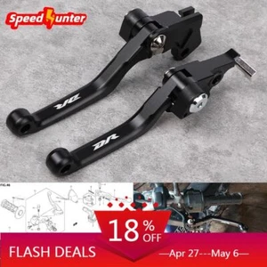 CNC Pivot Brake Clutch Levers BlackFor SUZUKI DR125 DR200 DR250/SE DR350/S/SE - Picture 1 of 15