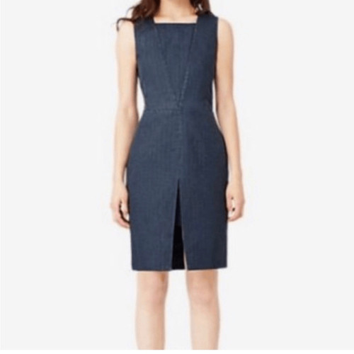 Abito Kate Spade Saturday Denim Layover nuovo con etichetta tg 0