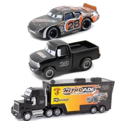 Disney Pixar Cars NO.28 Tim Treadless Racers Pickup Mack Truck Kids Toy - Image 1 of 4