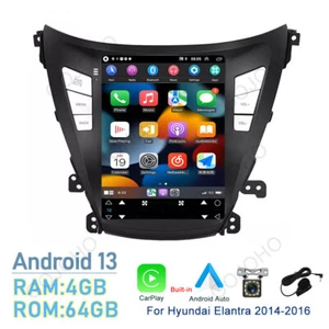 64GB 9.7" Android 13 Carplay Car GPS Stereo Radio For Hyundai Elantra 2014-2016 - Picture 1 of 23